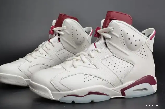 Rep Maroon Jordan Air 384664-116 white 6 Retro 0325